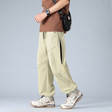春夏美冲锋裤男户外机能风登山运动裤高街设计感休闲裤AK0251-P53，男装休闲裤，星座308B-2