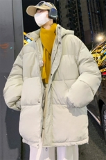 连帽棉衣男士冬季加绒加厚休闲外套面包服棉袄M02P75特批，男装棉衣，电商A157