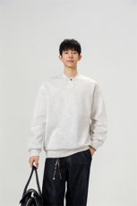 韩系学院风设计cleanfit卫衣简约纯色休闲打底常规P39加绒P49，男装T恤，电商B319