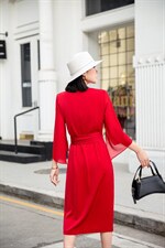 气质连衣裙，女装连衣裙，蓝芝衣秀