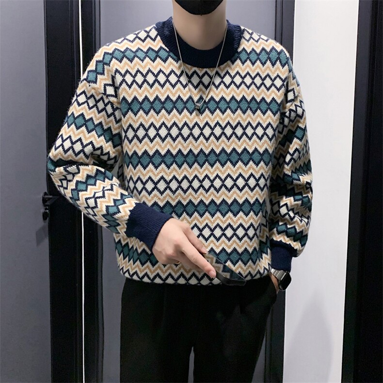 B340M930P88118无头风店主风加厚冬季毛衣男,男装针织衫/毛衣,电商B340