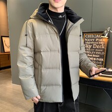 内景2023新款连帽90%白鸭绒大码M-8XL男士羽绒服XZ109-Y9799-P195，男装羽绒服，星座109