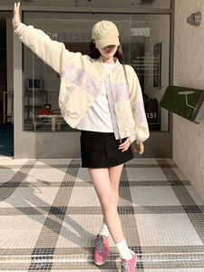 春现 轻风刺绣印花小外套B190-501-P140-K198图片