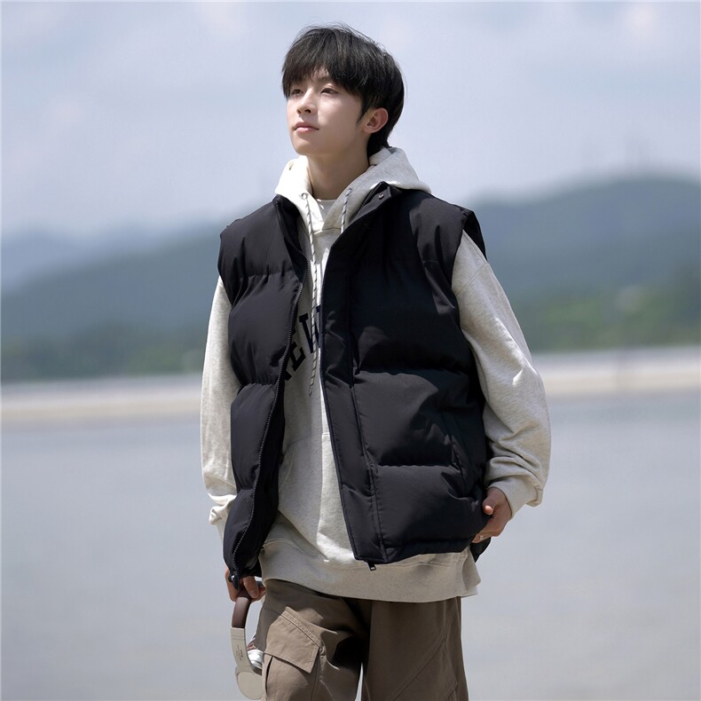 冬季叠穿无袖棉马甲男保暖加厚棉服坎肩外套MJ618特P38现货不议价,男装背心/马甲,星座610B-1