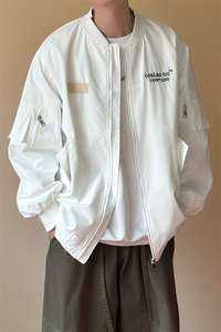 现货主推秋季休闲工装夹克外套男日系潮男棒球服A351-JK020-P95图片