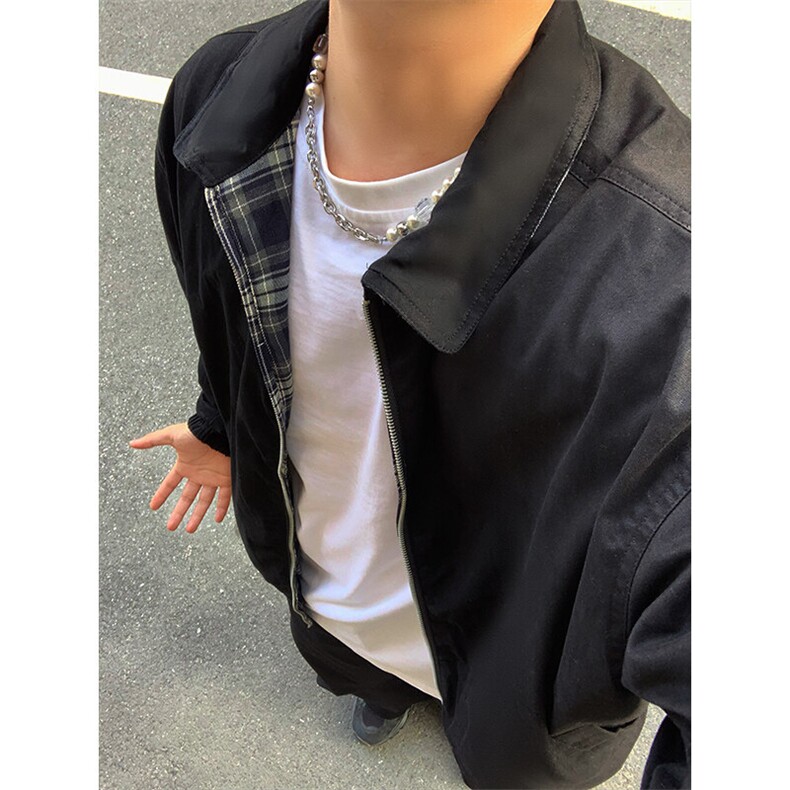 特P90无差价新款百搭双面穿简约夹克外套-HJ5712男模外景,男装夹克,电商A003