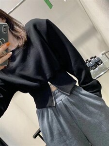 下摆拉链上衣,其它,Queena PHoebe