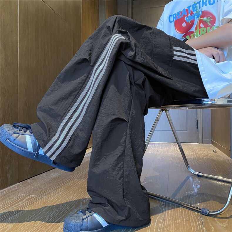 2025秋季新款工装口袋条纹宽松休闲裤B315-K24228-特p35控68,男装工装外套,电商B315