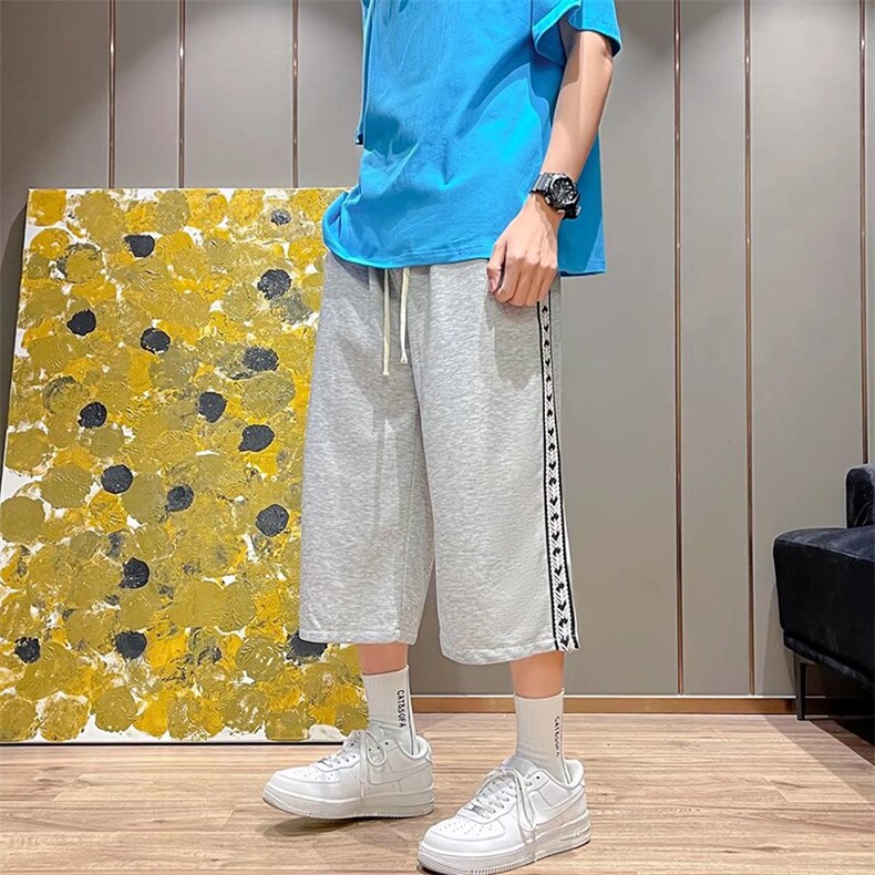 男夏季潮流时尚休闲短裤华夫格K669P32,男装休闲裤,星座1116-2