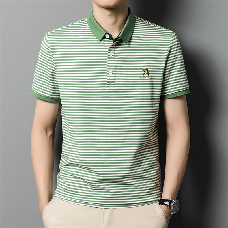 POLO衫男半袖衣服男士体恤衫T恤潮牌休闲翻领爸爸短袖SW521-P63图片