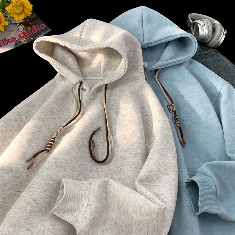 春季重磅高品质纯色砂洗做旧连帽卫衣JF20-特P62控98加绒P66控108，男装卫衣，电商A422-1