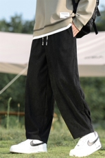风男士秋冬季灯芯绒休闲裤男日系复古直筒宽松长裤子WK20-P45，男装休闲裤，星座219