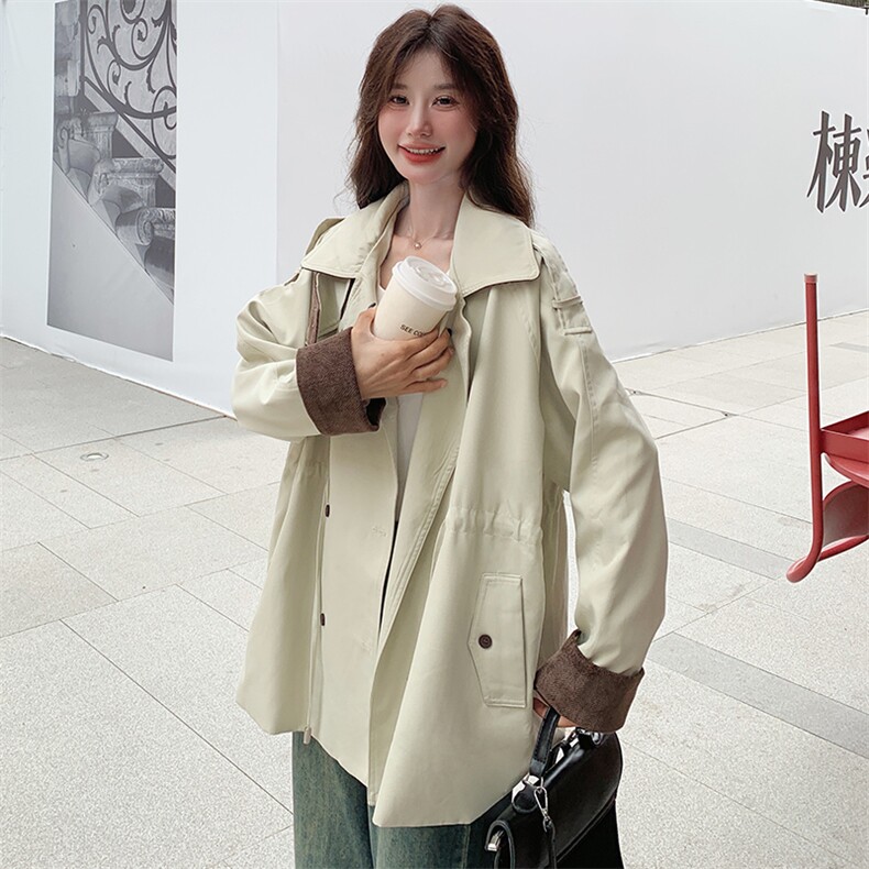 现货新款立领风衣A111-P160-K239,女装风衣,浙宝191（原浙宝008）