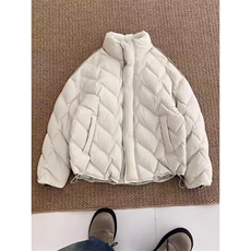 (网图)90白鸭绒130-158克波浪纹立领羽绒服313B-9955羽绒-P360，男装羽绒服，星座313B