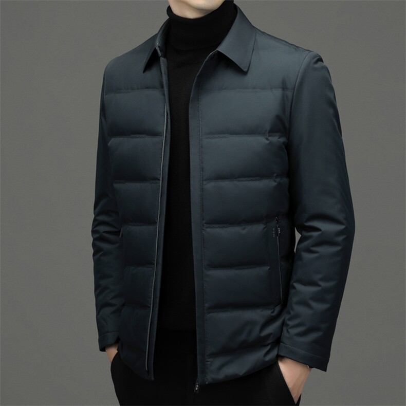 BEYR2209钱塘2020-2中年男士冬季厚款商务休闲简约羽绒服P165,男装羽绒服,钱塘207-2