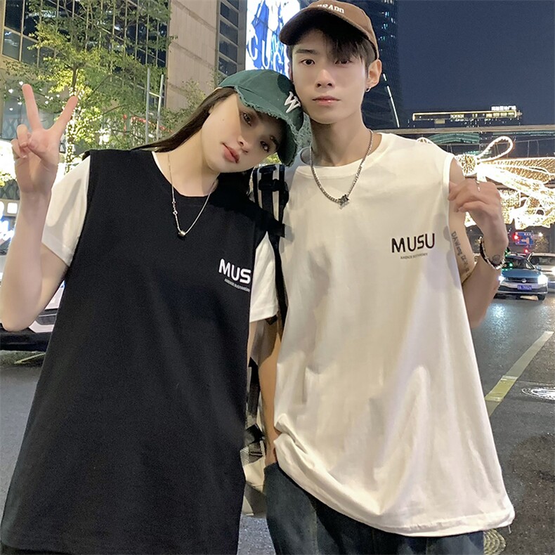V5220克精梳纯棉坎肩印花背心马甲T恤大码情侣男女夏团队可定制,男装背心/马甲,星座115A-3