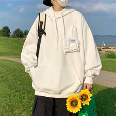2023秋季情侣宽松oversize衣服立体公仔衫连帽卫衣男W5081-P35，男装卫衣，星座512-2