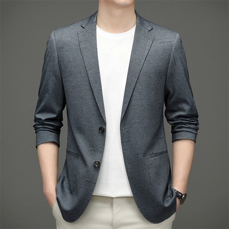 BZ82329钱塘2020-2秋季新款简约纯色百塔中年男士合身西服P150，男装西服，钱塘207-2