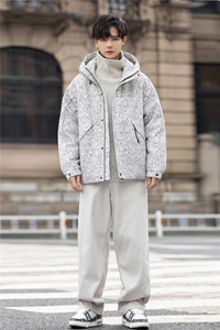 设计师款羽绒服冬季白鸭绒加厚保暖连帽外套男士Y25036-P395控678图片