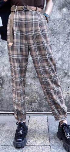 秋季皮带格子裤，其它，DCXY 超越