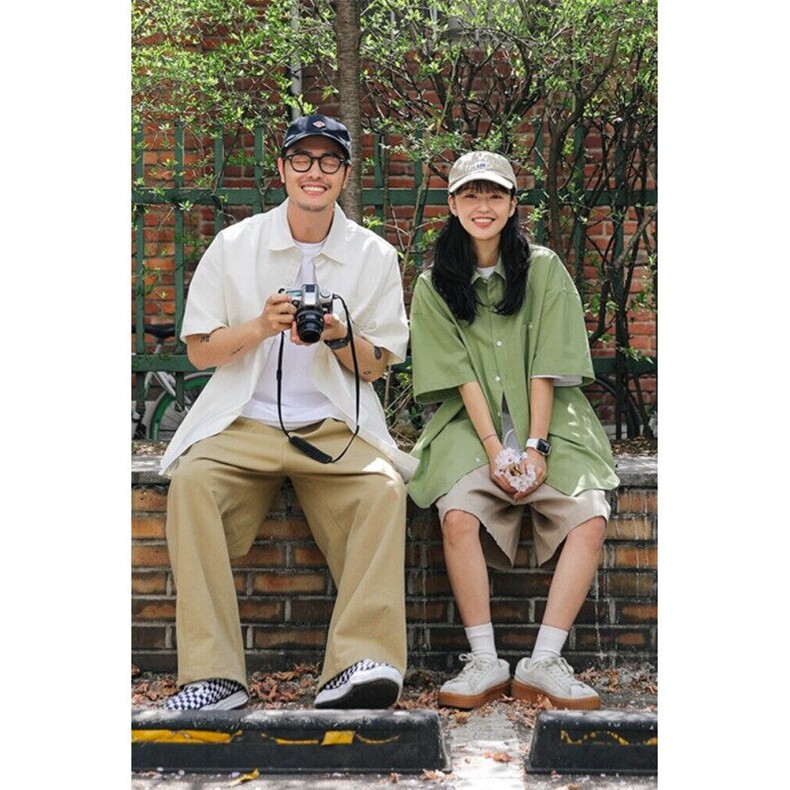日系短袖衬衫女设计感小众大码休闲衬衣外套夏季新款上衣3423P45,女装衬衫,星座710