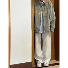 【有货】cleanfit刺绣牛仔外套男高级感痞帅夹克JK8635LL-特P85，男装夹克，星座1007（原301D）