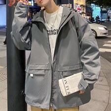 JK1252023秋季新款韩版宽松连帽夹克外套109-P80，男装夹克，星座109