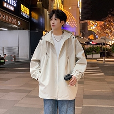 新款现货户外连帽夹克男三防冲锋衣外套JK815-P70，男装夹克，星座1204-3