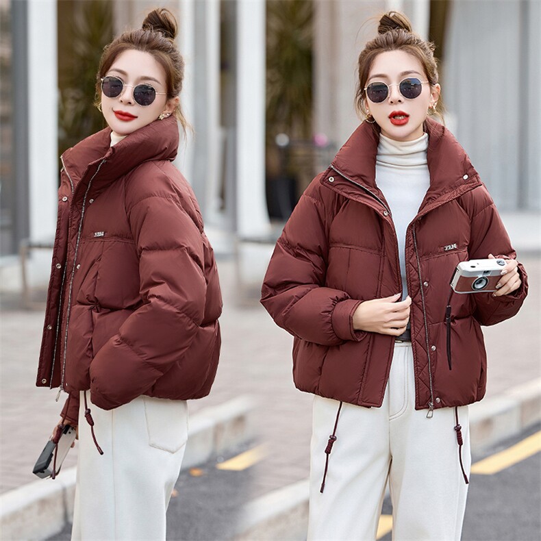 2025新款现货打皱羽绒服图片