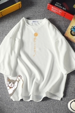 Q11013-P30春夏季七分袖t恤男大码五分袖男短袖中袖，男装T恤，电商A040A