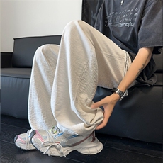 四季星座212A-K2506特38控68夏季薄款凉感长裤空调裤大码拖地裤，男装休闲裤，星座212A（原A324）
