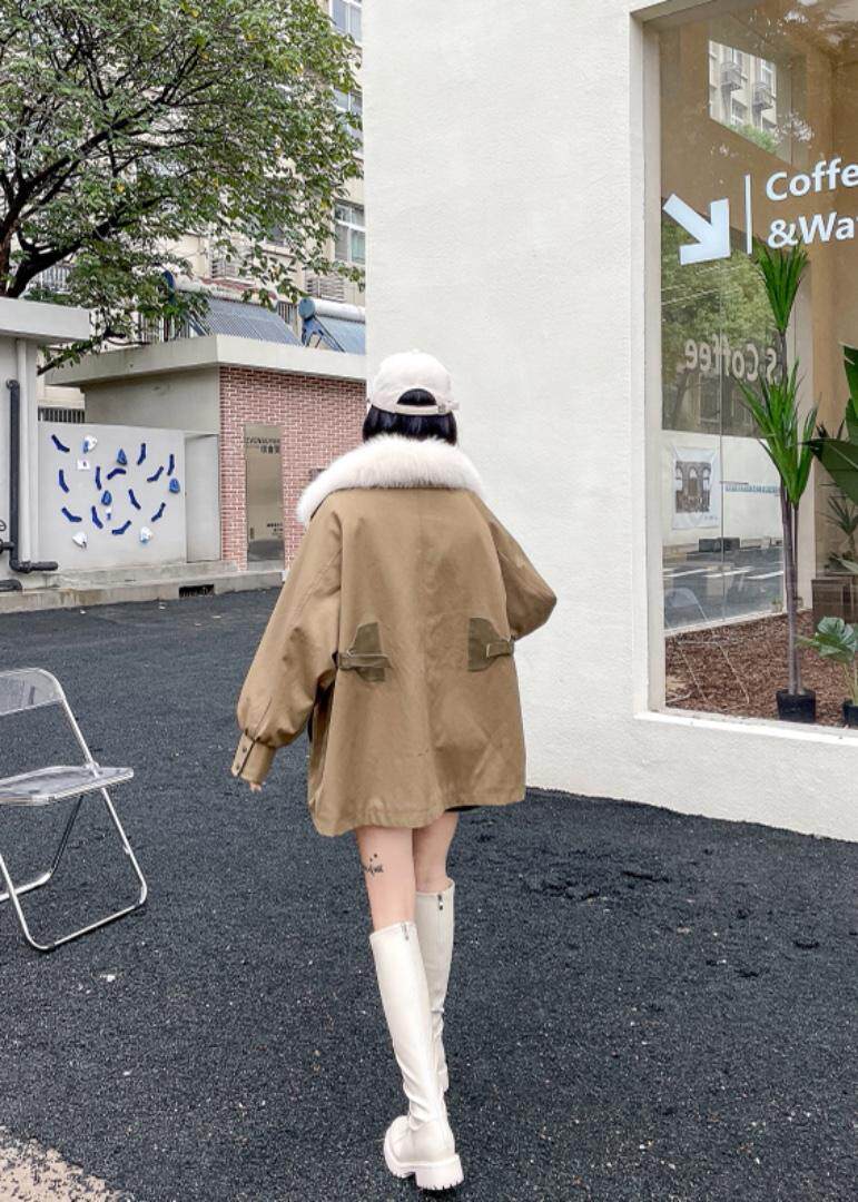 冬装狐狸毛派克服，其它，贻思茗
