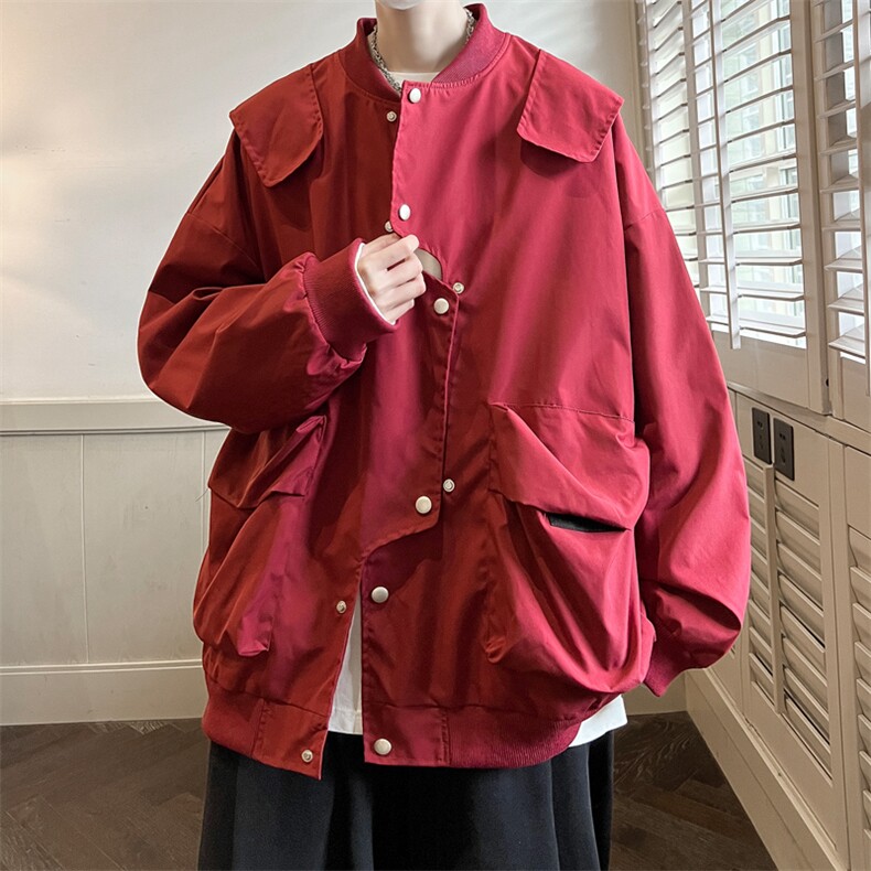 错位门禁飞行员夹克男外套男棒球衣服XH26-P70,男装夹克,电商B367