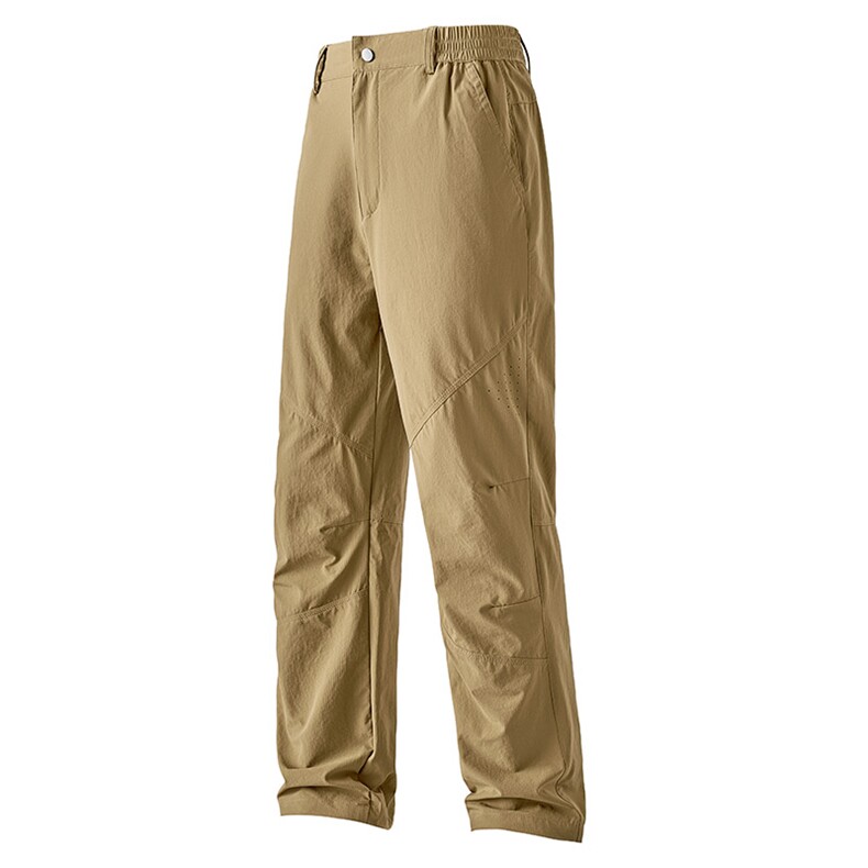 2025年夏季夏季男士速干裤防水透气耐磨徒步登山直休闲冲锋裤，男装休闲裤，玖雅羊绒