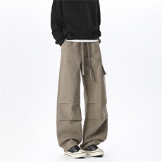 现货春季微收口直筒裤长裤休闲裤A014-DY26007-特P45，男装休闲裤，电商A014