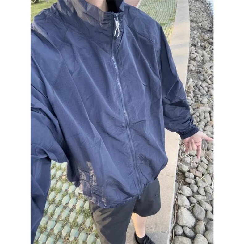 冰丝户外防晒衣男款夏季防紫外线外套轻薄透气防晒服YA196-P50，男装防晒衣，星座208-5