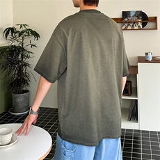 夏天男士潮牌短袖宽松圆领t恤男装港风青年圆领运动休闲百搭半袖，男装T恤，星座1013