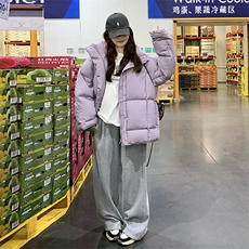 【已出货】主推防风立领宽松羽绒服外套2C372-9062-P255控368，女装羽绒服，2C372