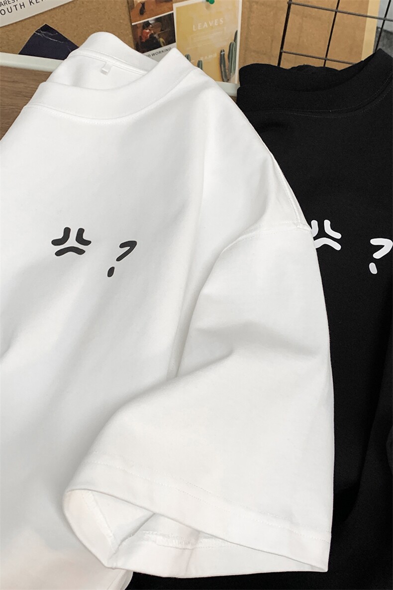 7个高点击高品质纯棉港风宽松短袖男T恤X416b-1-DT397-P28限39,男装T恤,星座416B-1