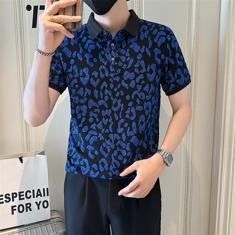 店主风社会小伙男士翻领POLO衫男日常上衣301A-1/PL115/P53,男装Polo衫,星座301A-1