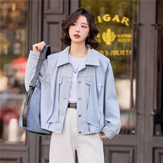 2026年春季女士休闲风外套，女装短外套，红依一坊