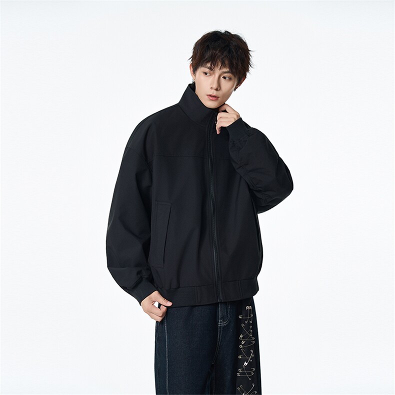 2026春秋季设计感高品质个性简约休闲夹克飞行服防风衣8566-特P36,男装夹克,电商B306