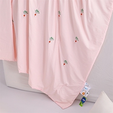 新款A类凉柔大豆夏被--萝卜款，被套/被芯，一起卖家纺