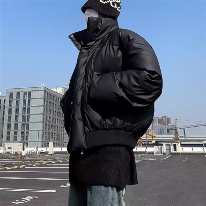 复古短款pu皮棉服男冬季棉衣外套MY258P80直播,男装棉衣,星座1904A-1