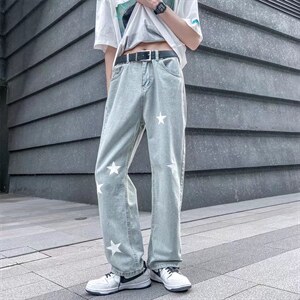 潮流春季牛仔裤男牛仔长裤V105P39图片