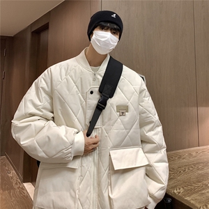 冬季2025新款港风男棉衣棉服青少年情侣装冬装男女外套S273-P118图片