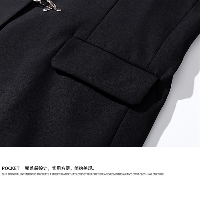 1白底金属飞机扣设计西服男：95%聚酯纤维5%氨纶XF77772P95控128,男装西服,星座226-2