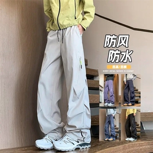 美式褶皱三防伞兵休闲裤男工装裤宽松直筒冲锋裤513ACK2764P40