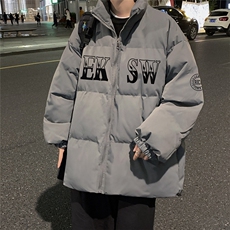 主推秋冬新款保暖立领宽松棉服外套男MY62053P95控118，男装棉衣，电商A268A