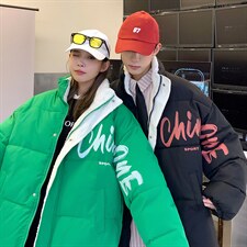 两面穿新款加绒棉衣男女棉服面包服情侣棉袄外套3325-P80控118，男装棉衣，星座207